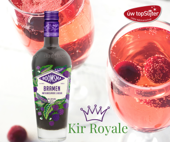 Kir Royale Boomsma - Bramenlikeur - Cocktail - uw topSlijter